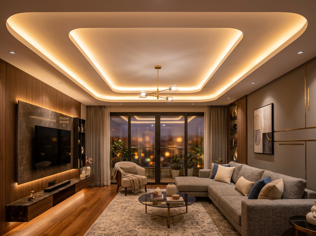 POP False Ceiling Living Room Noida